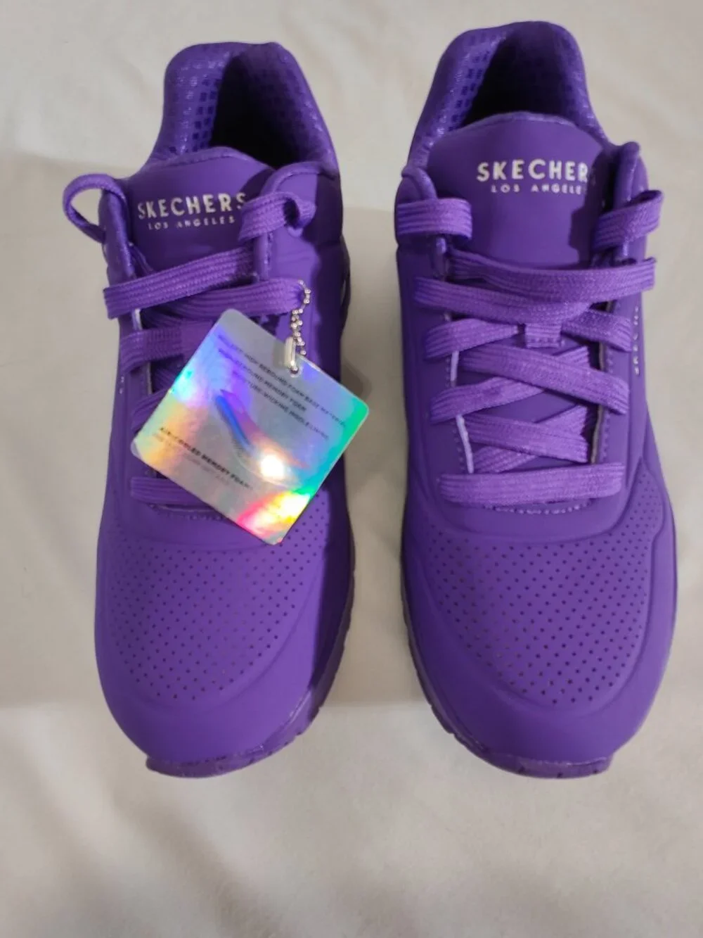 Skechers Street Uno Stand on Air Purple Sneakers Womens Size 7.5 Air Cooled NWT